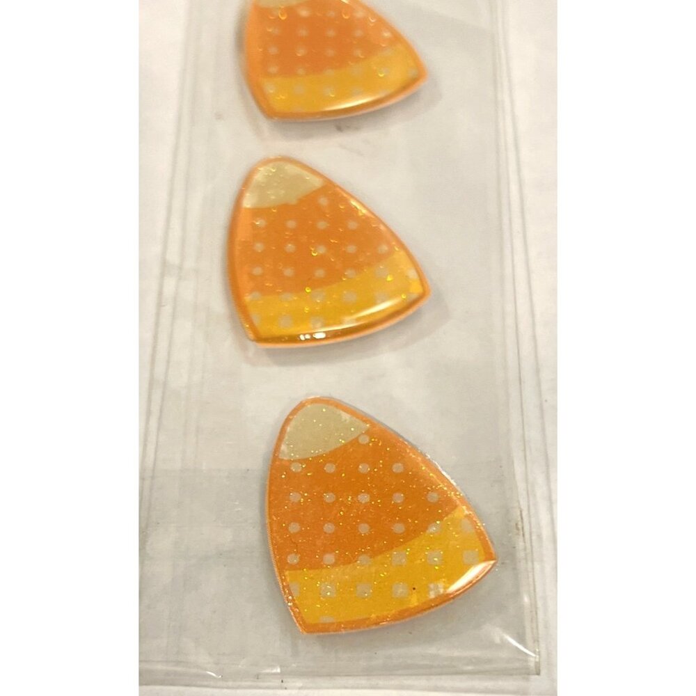 Recollections Rhinestone clips Set Of 5 Candy Corn Design 224550 Embellishment